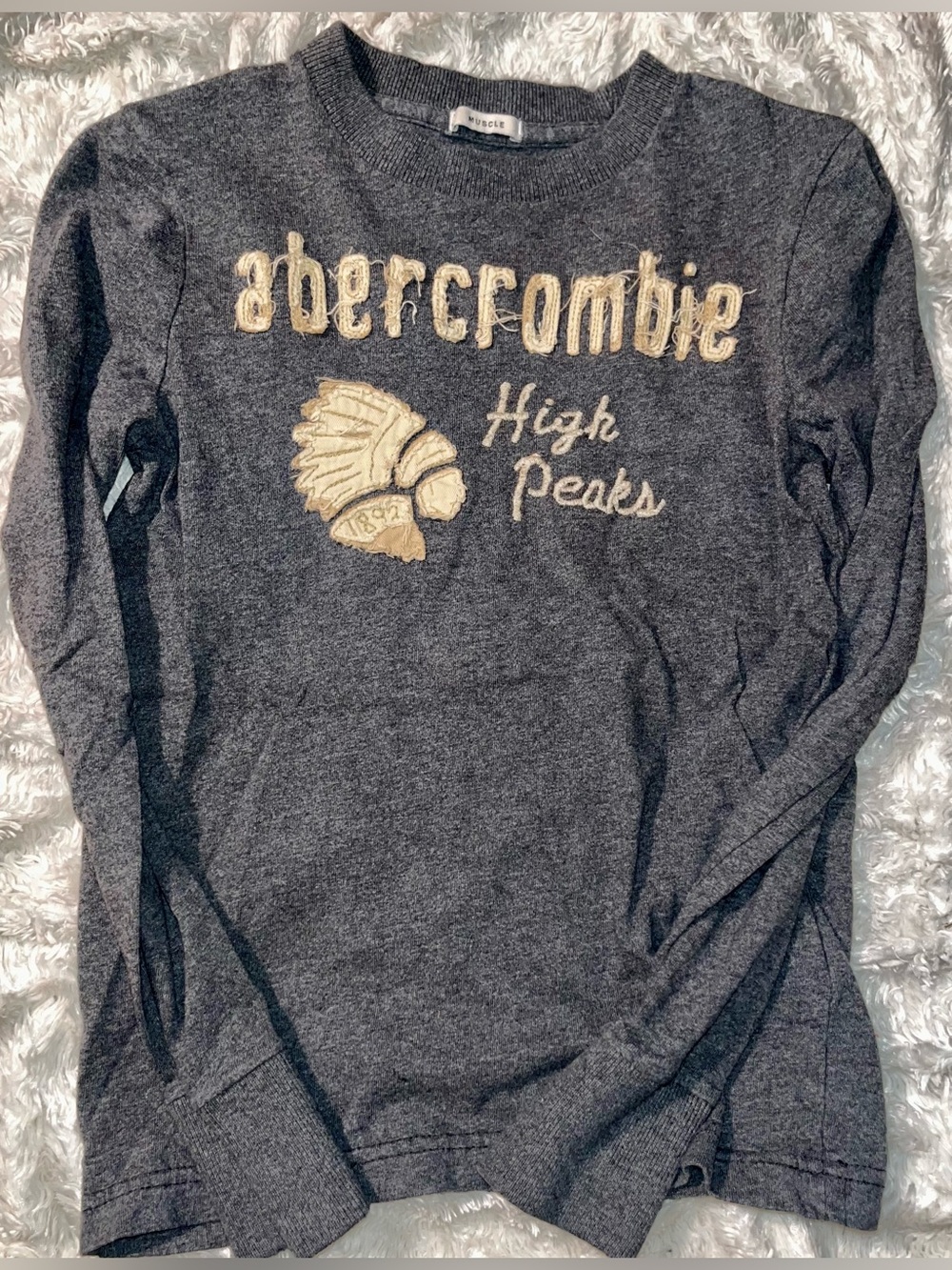 Y2K Abercrombie & Fitch | Vintage grunge, muscle fit, long sleeve men’s small
